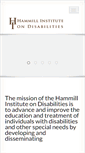 Mobile Screenshot of hammill-institute.org